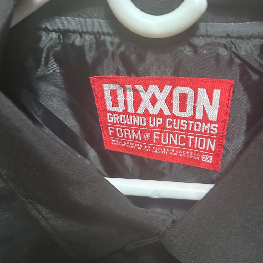 DIXXON RED BOX CREST COACHES JACKET - BLACK - Picture 3 of 4